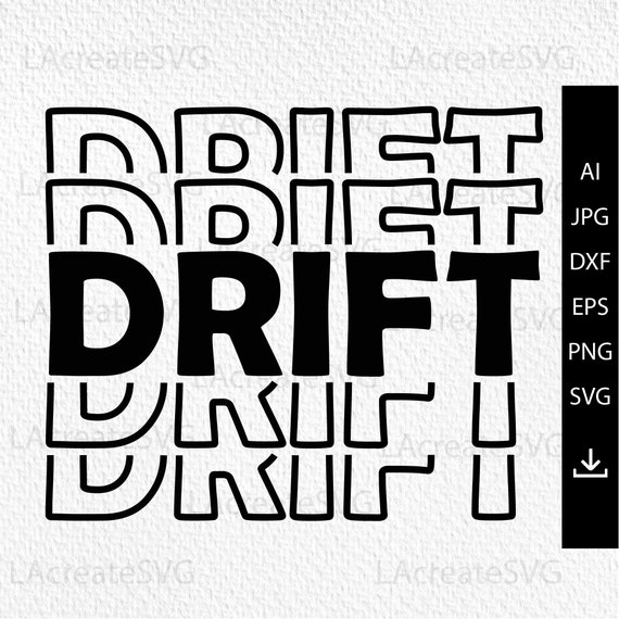Mirror font Drift svg file, Car lover shirt design svg, Car phrases SVG PNG DXF Silhouette, Men shirt svg, Race saying svg, Car decal svg