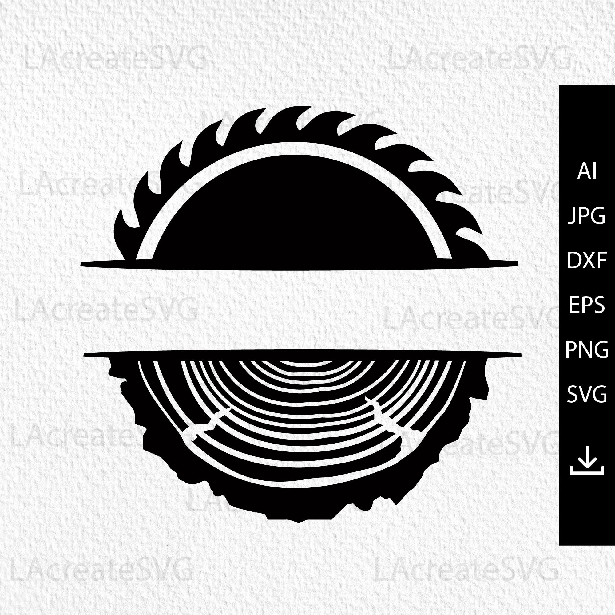 Woodwork monogram svg Woodworking logo design SVG PNG DXF | Etsy