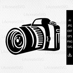 Kamera-Svg-Fotografie-Svg-Design für Shirts, Foto-Kamera-Svg, Kamera-Clipart, Kamera-Datei, geschnittene Dateien für Silhouette Dxf Png Eps