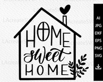 Home sweet home svg, Welcome Sign svg, Welcome SVG Cut File  Silhouette, Entryway svgs, Front door sign svg, Welcome home svg