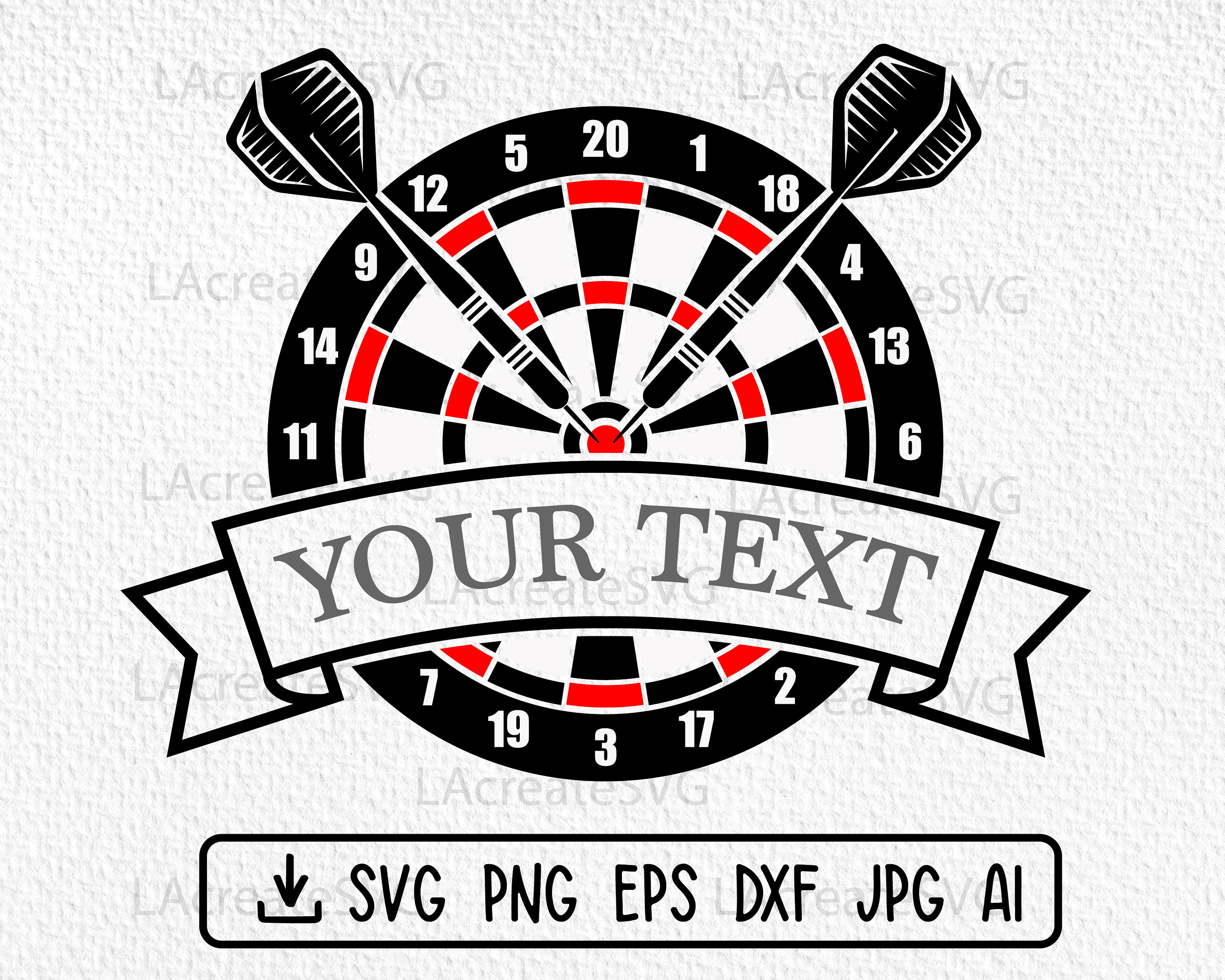 Darts Logo Design Svg Png Dxf Dart Game Split Monogram Svg Etsy Canada