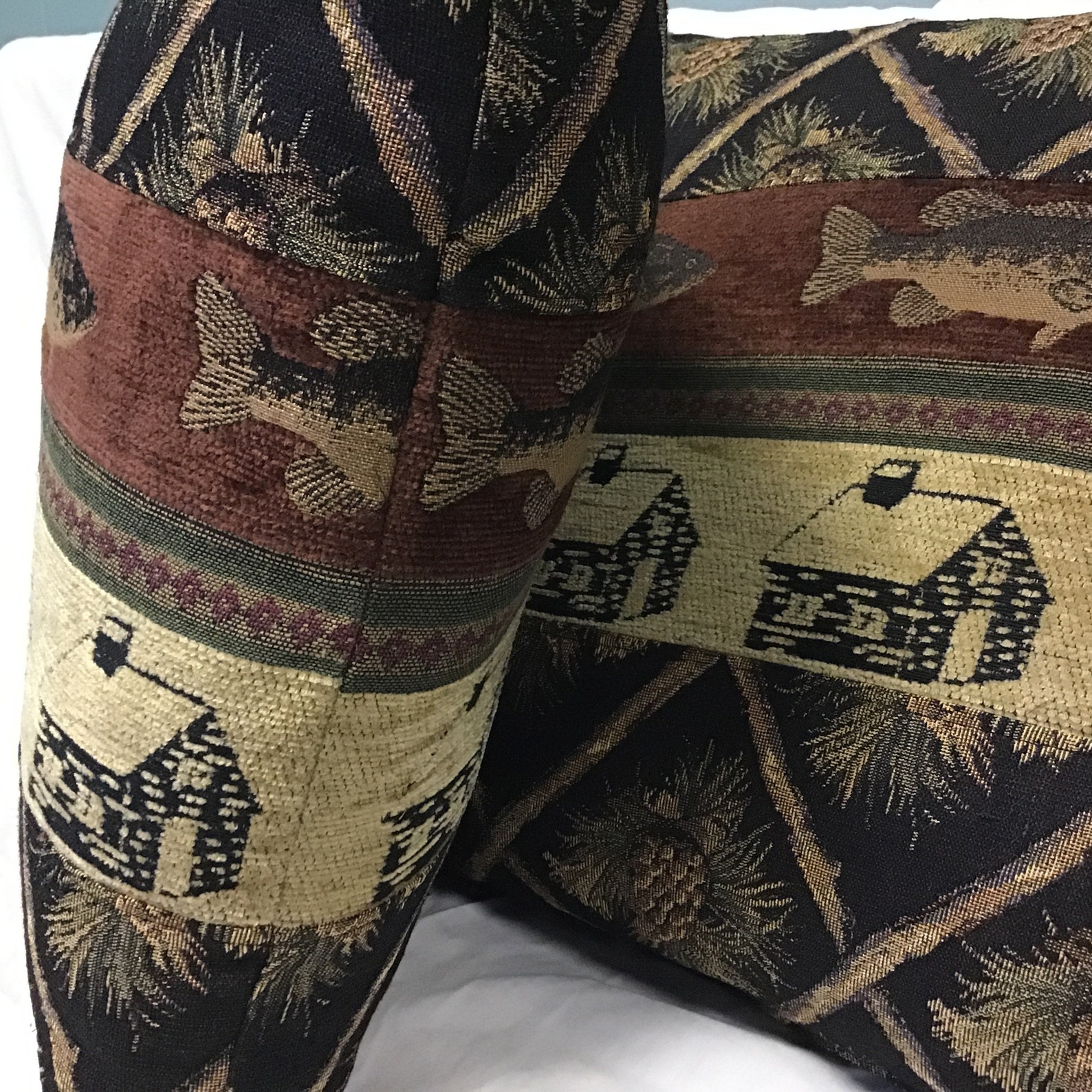 Cabin Throw Pillow Rustic Cabin Decor Log Cabin Furniture Etsy