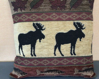 Moose pillows store rustic