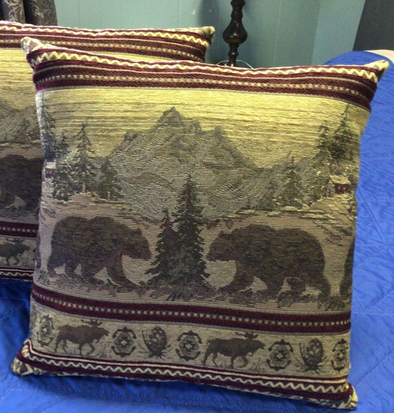 western throw pillow