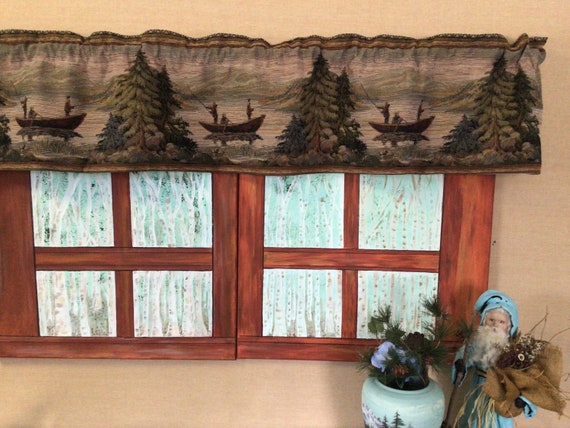 Scarf valance for small window sale