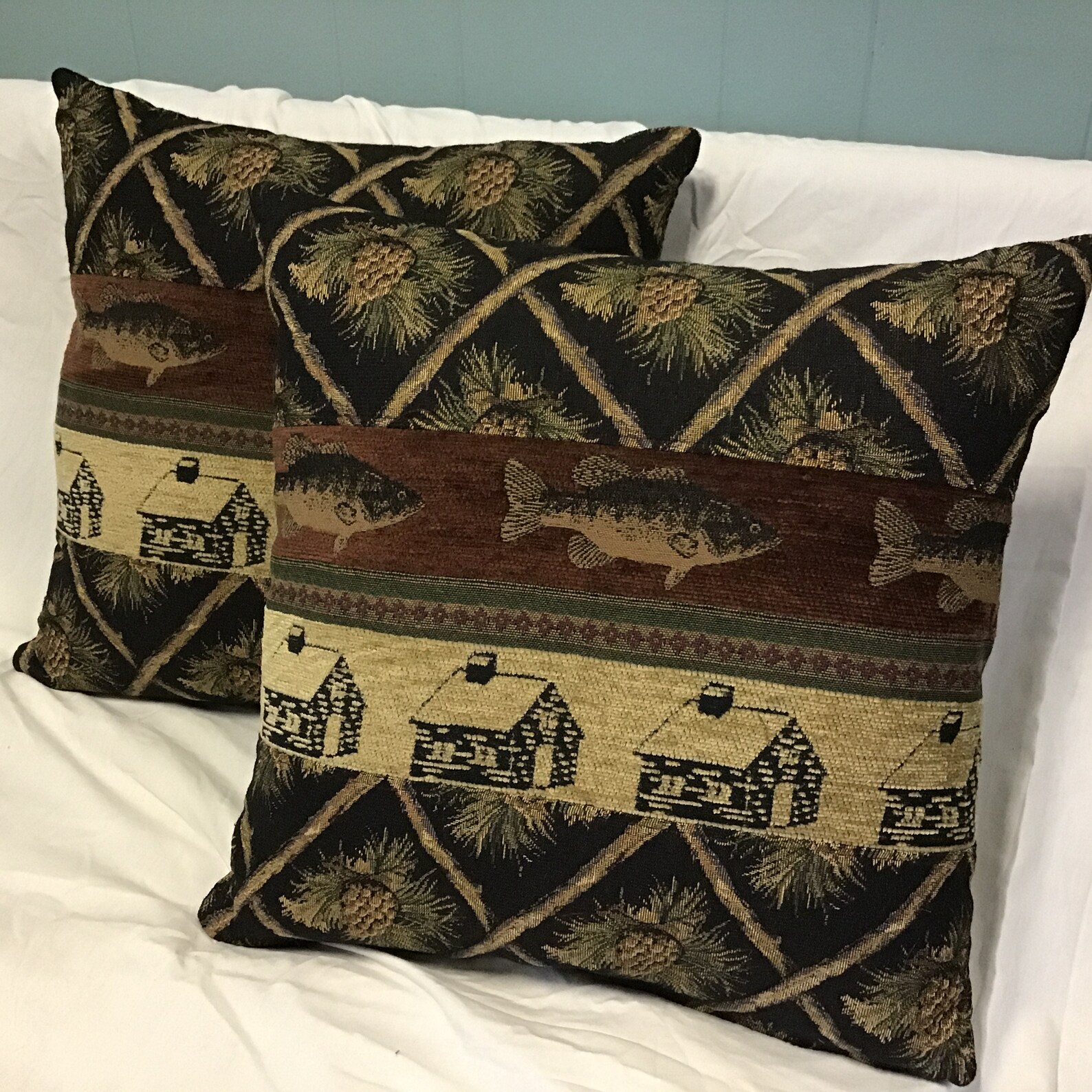 Rustic Throw Pillows
 Cabin Throw Pillow Rustic Cabin Decor Log Cabin Furniture Etsy