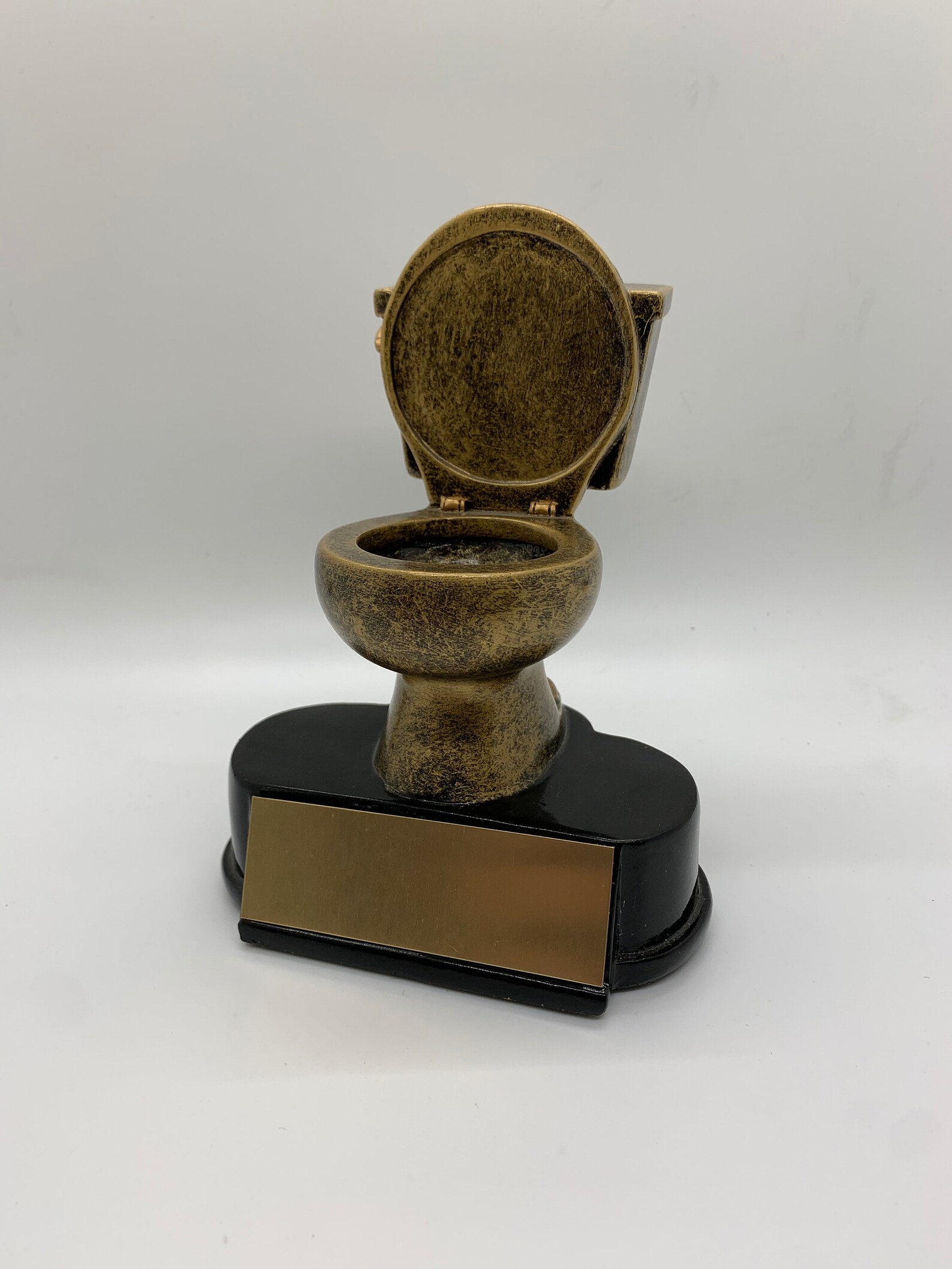 Toilet Bowl Trophy Golden Toilet Bowl Resin Last Place | Etsy