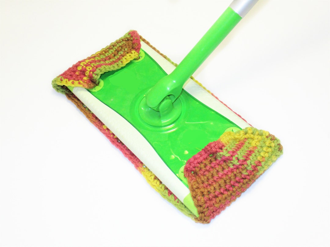 Reusable Dry Mop Cloths Set of 2 Washable Cotton Crochet Etsy