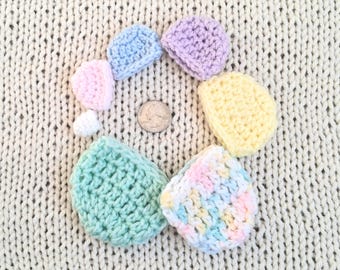 Gorro para bebé de 6 a 42 semanas, regalo para recordar la pérdida del embarazo, gorro de recuerdo para bebés en caja de recuerdos de aborto espontáneo, gorro de ganchillo hecho a mano para recordar un aborto espontáneo.