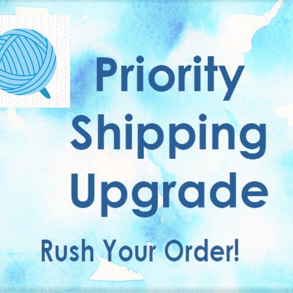 Upgrade Your Shipping to Priority Small Flat Rate Box, Expedited Processing and Rush Order for Made to Order or Ready to Ship Listings