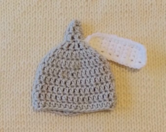 Preemie Chocolate Candy Valentines Day Baby Hat, Handmade NICU Baby Beanie Cap, Sweet Chocolate Crochet Infant Hospital Hat