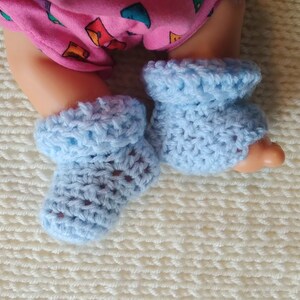 Knitted booties for tiny feet online
