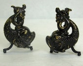 Miniature Asian Fish Andirons