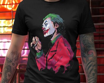 Joaquin Phoenix Joker Skull Shirt Vintage Gift For Men Women Funny Black Tee Joaquin Phoenix Joker Skull Shirt Vintage Gift For Men Women Funny Black Tee