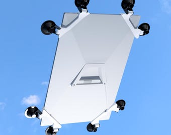 Starlink Gen3 Suction Cup Mount - Residential Gen 3 Rev4 Standard UTA-232 - Panoramic Sunroof, Glass, Moonroof, Window System (UV Protected)