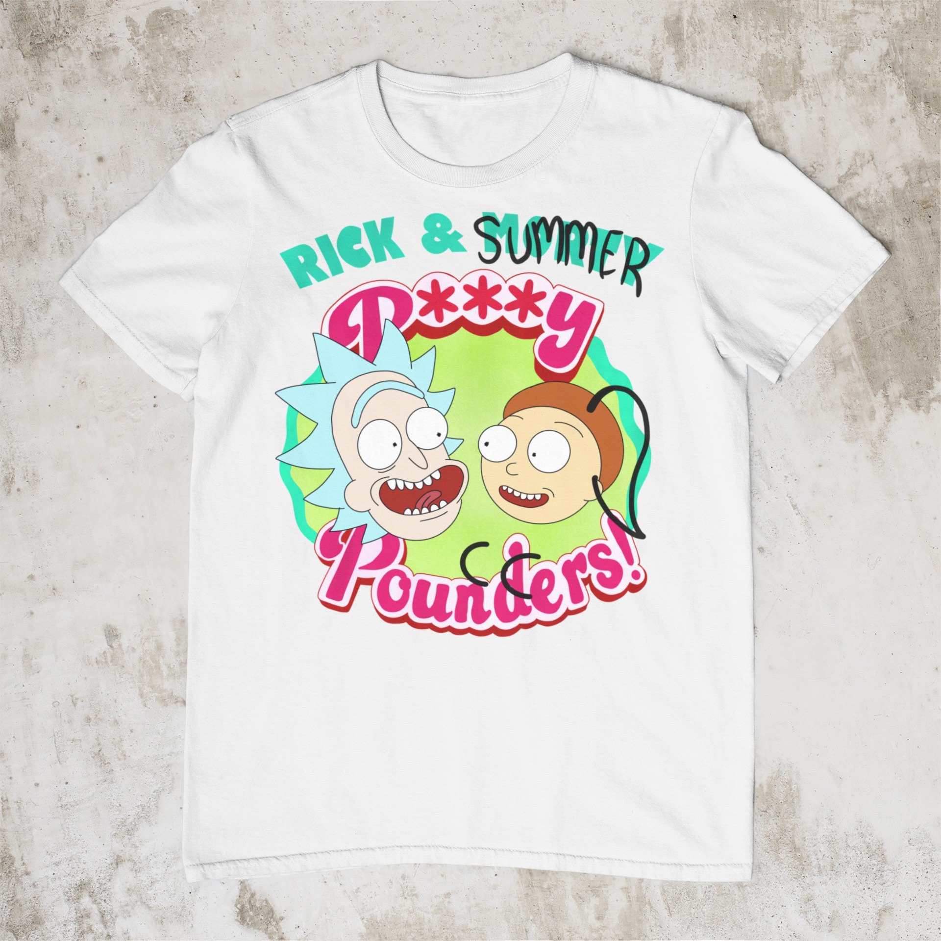 Rick and Summer Pussy Pounders T Shirt 