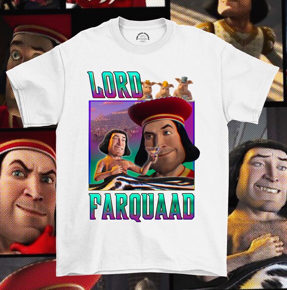 Lord Farquaad Homage Tshirt Shrek Tshirt Funny Shrek Etsy UK