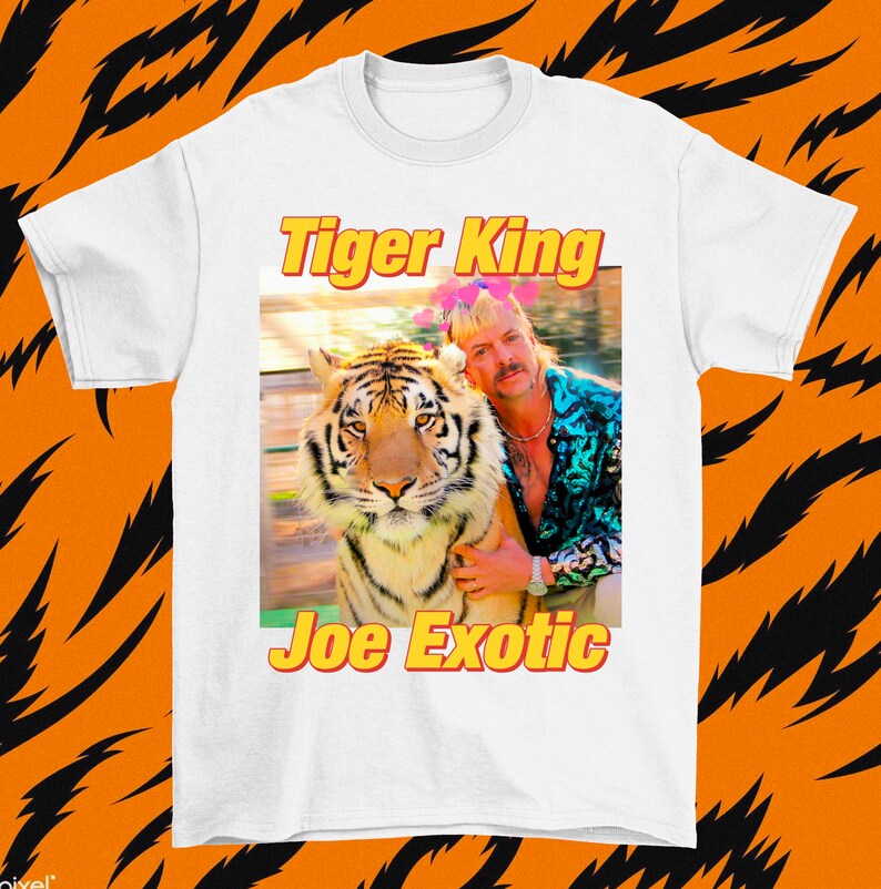 Carole Baskin T-Shirt Joe Exotic Tiger King Gift White Adults & Kids Sizes