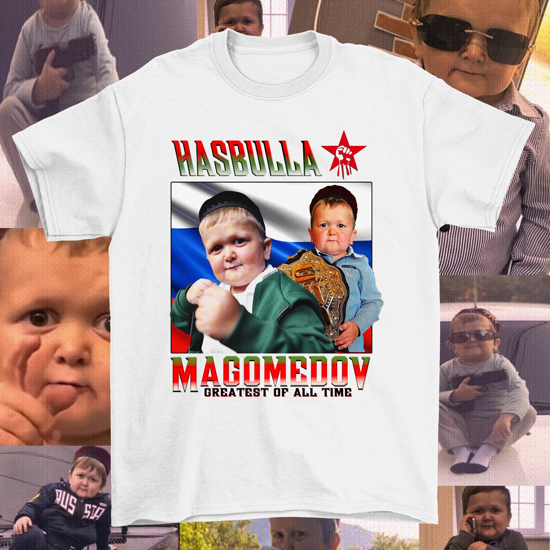 Hasbulla Magomedov T Shirt Metal 