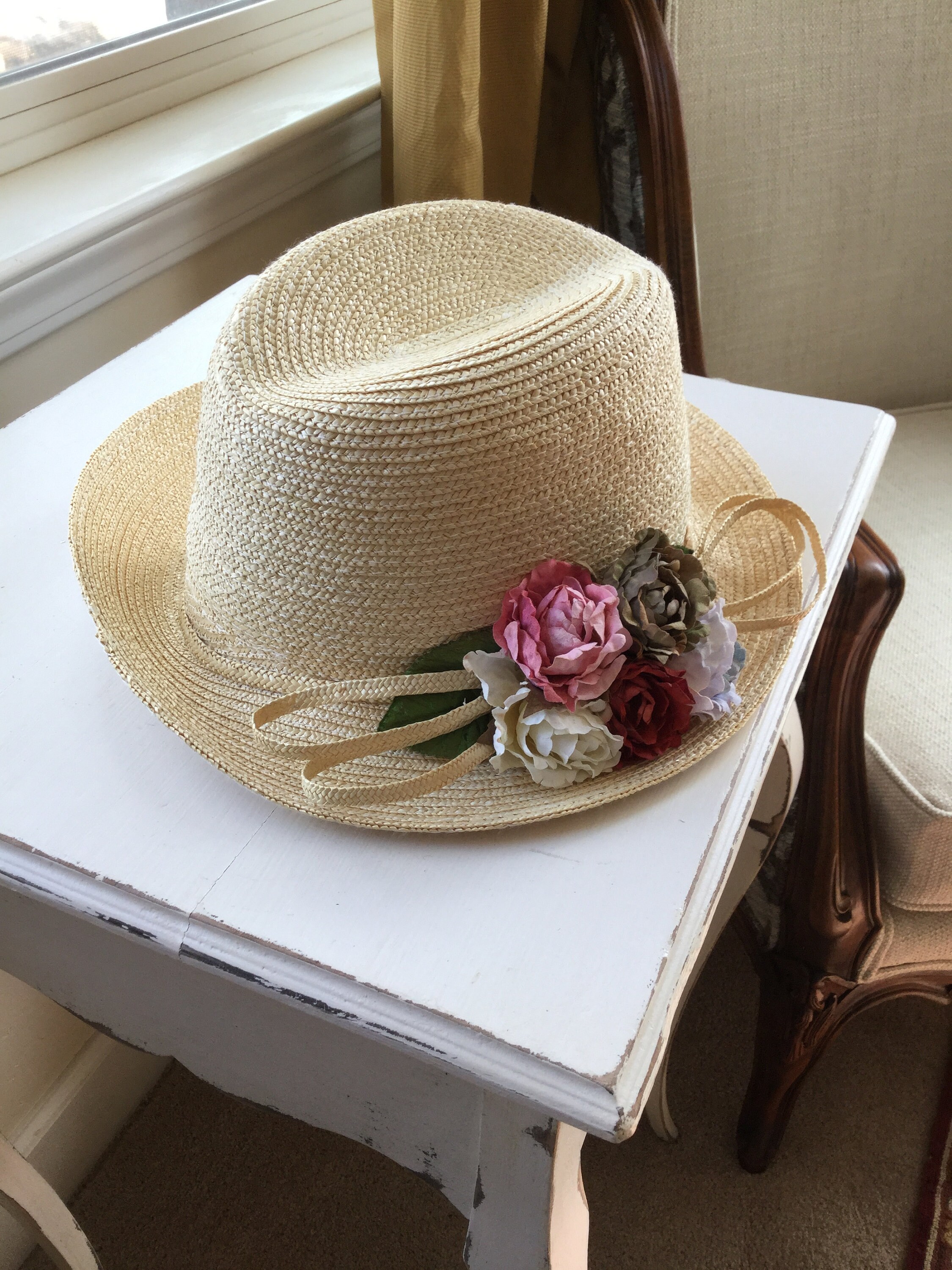 Homburg Style Straw Hat With Off 