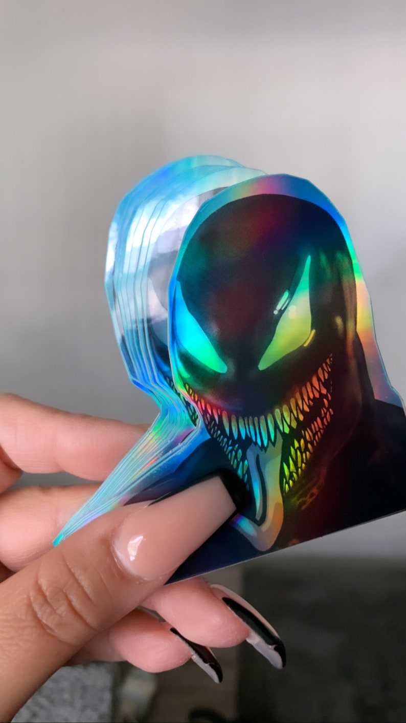 Venom Sticker Holographic - Etsy