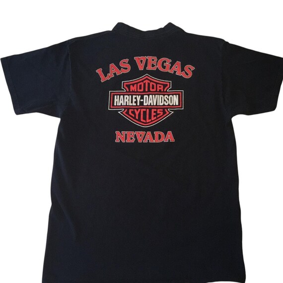 Harley Davidson XL T-shirt Las Vegas Black Vintage - Etsy