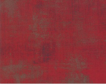 Maraschino Cherry Grunge by Grunge Basics for Moda Fabrics - sold by the half yard