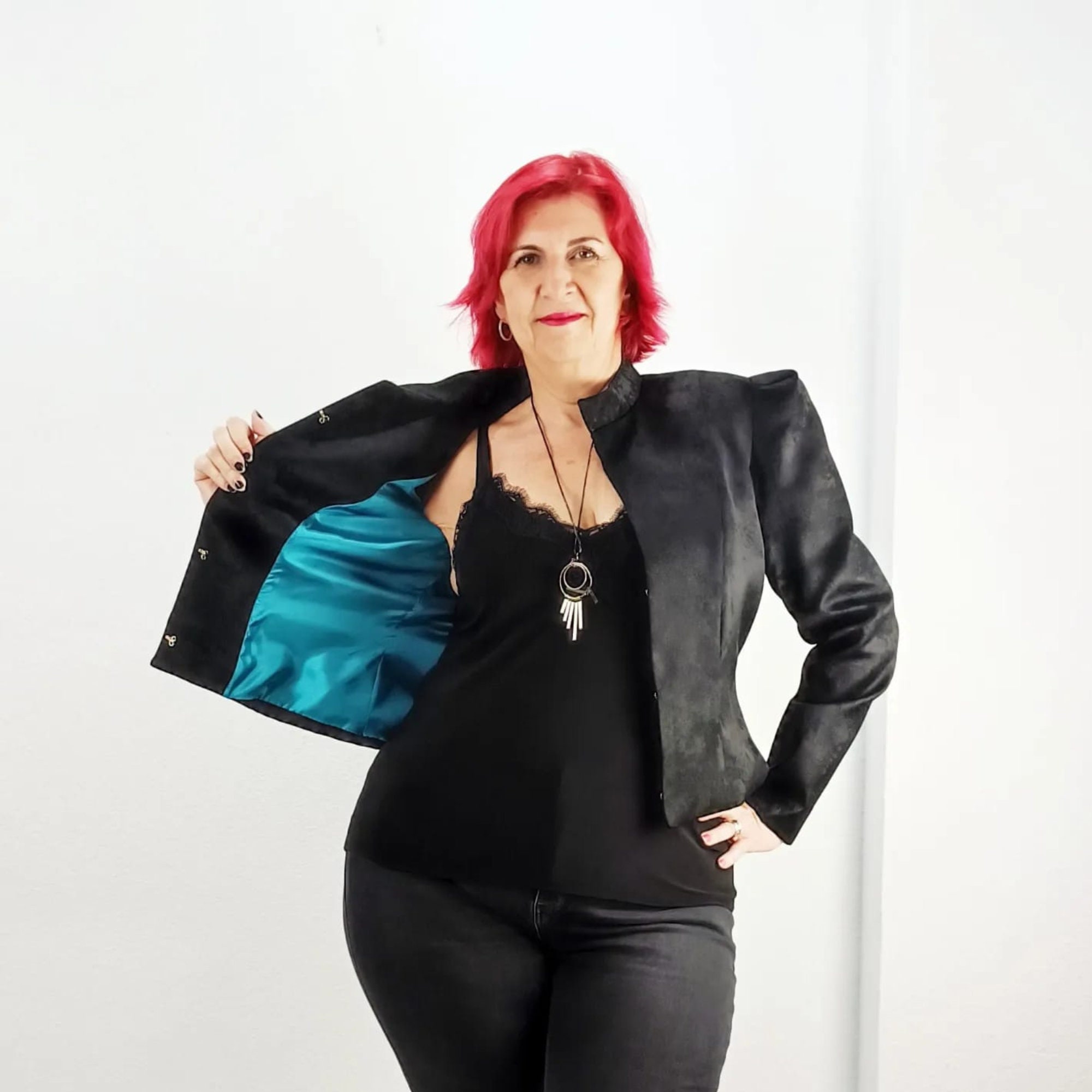 Jacket Sewing Pattern, Plus Size Pattern, Plus Size Blazer Pattern ...