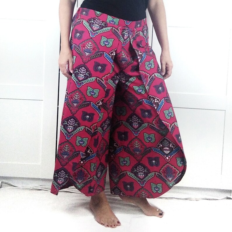 Tulipwrap Pants Wrap Pants Pattern PDF Sewing Pattern Plus Etsy