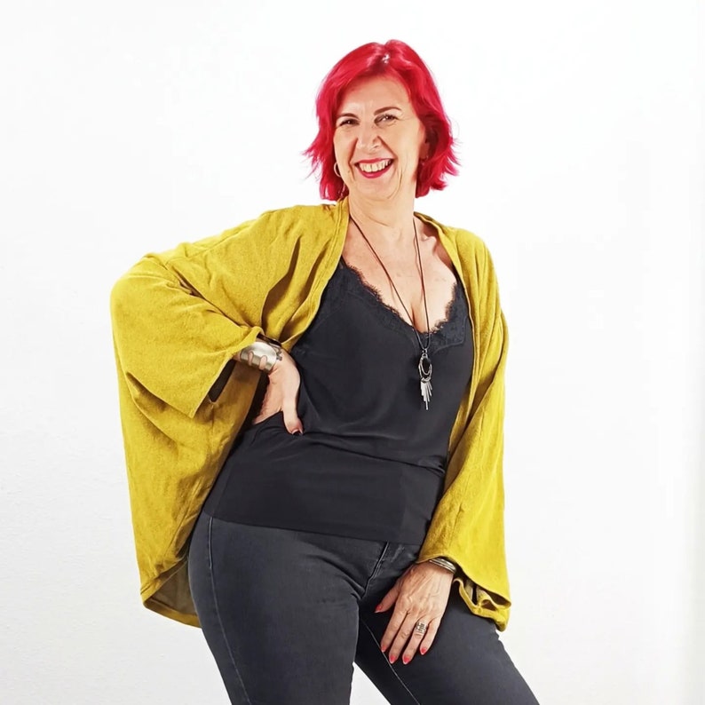 Cocoon Cardigan Sewing Pattern, Cocoon Coat Pattern, Plus Size Pattern, PDF Pattern, Cocoon Jacket, Instant Downloads, Digital Pattern PDF image 5