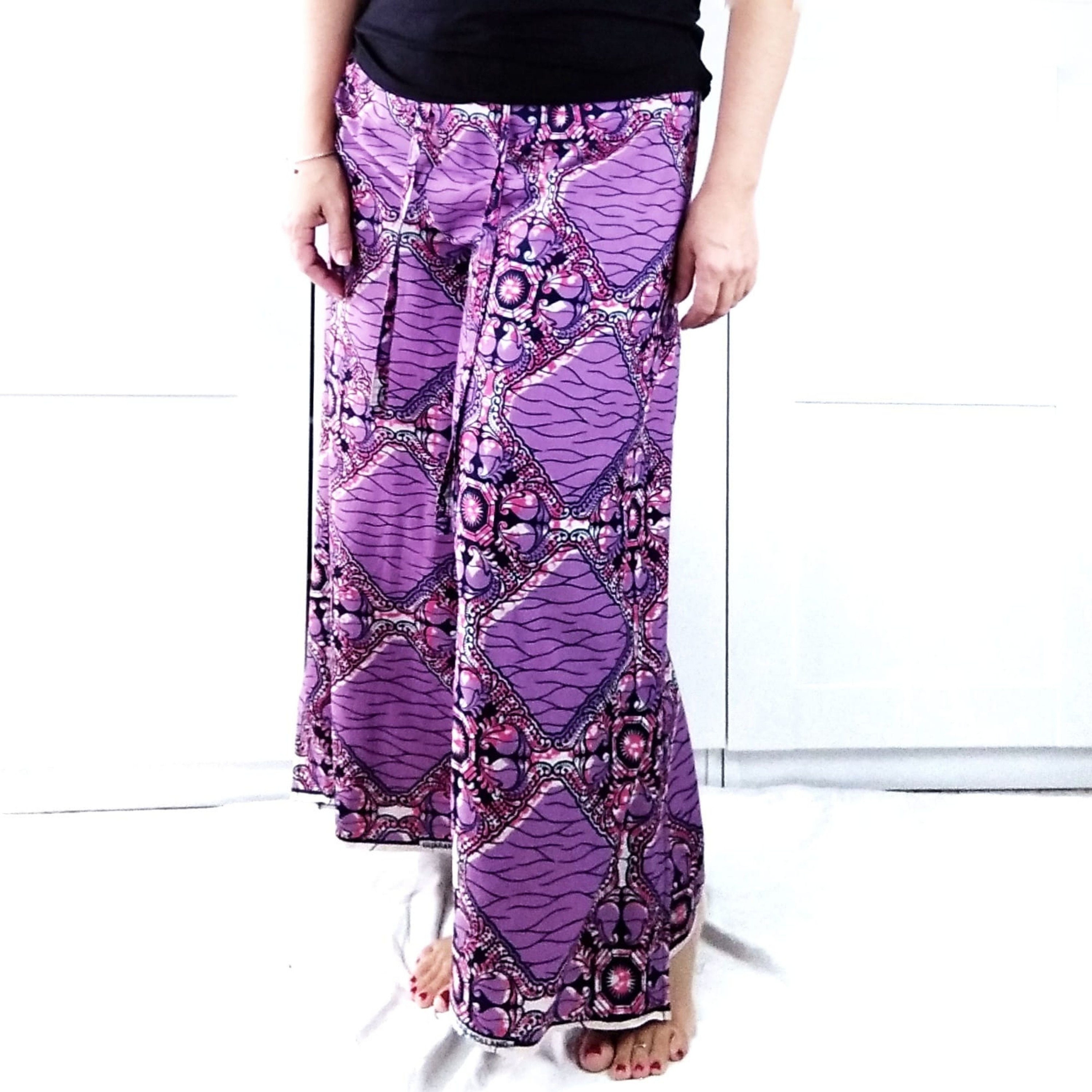 Wrap Pants Sewing Pattern, Wrap Pants Pattern, Wide Leg Wrap Pants