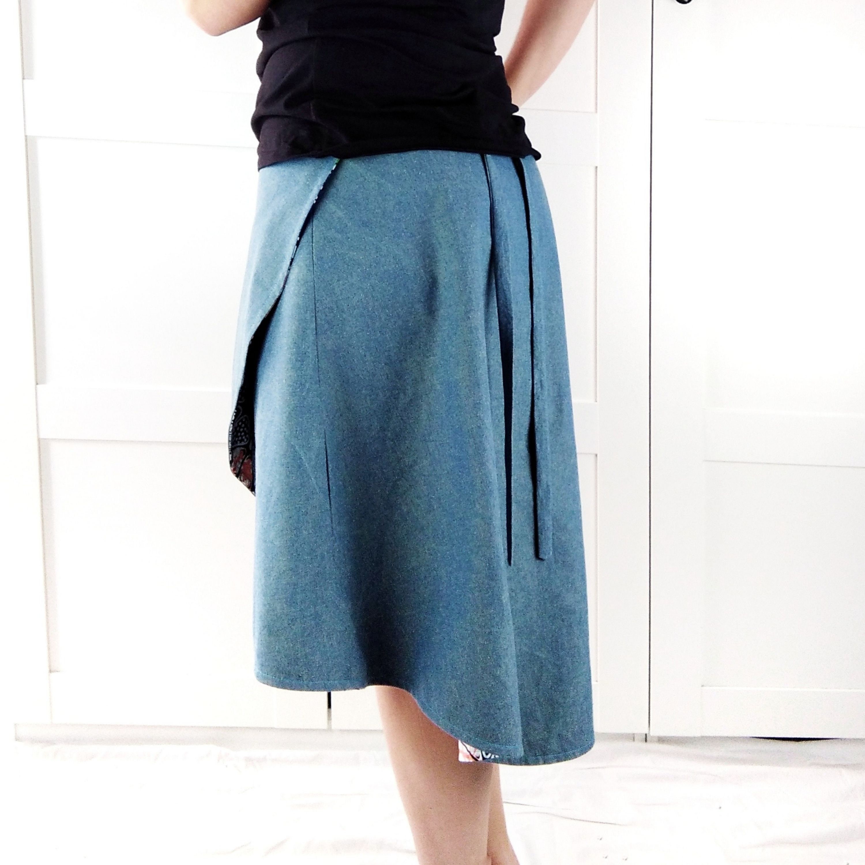 womens wrap skirt pattern