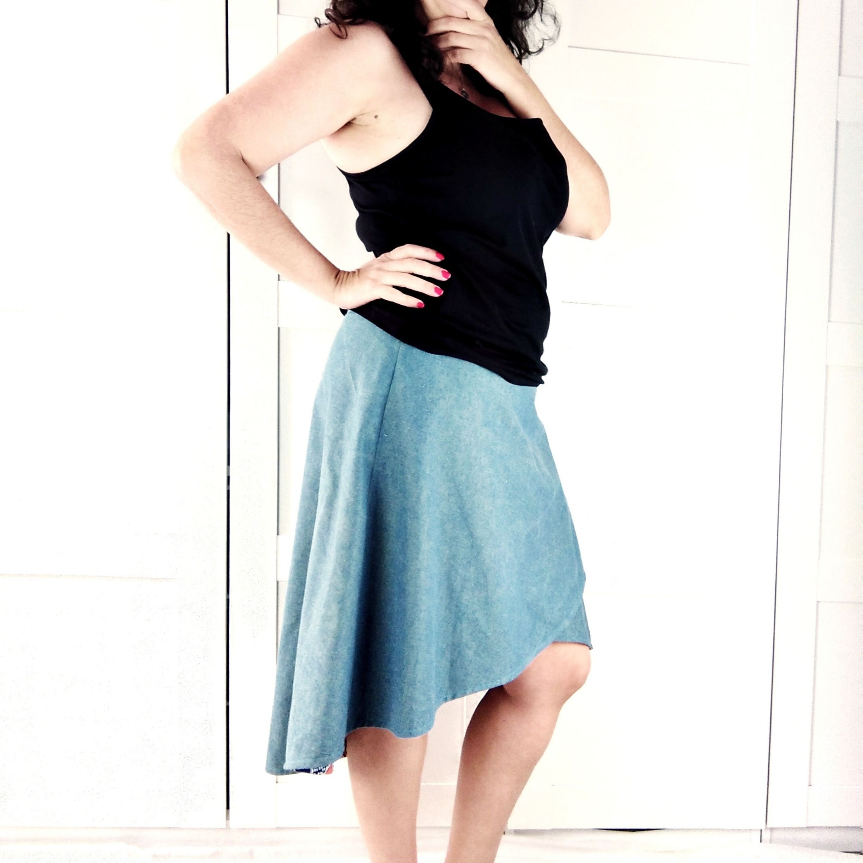 womens wrap skirt pattern