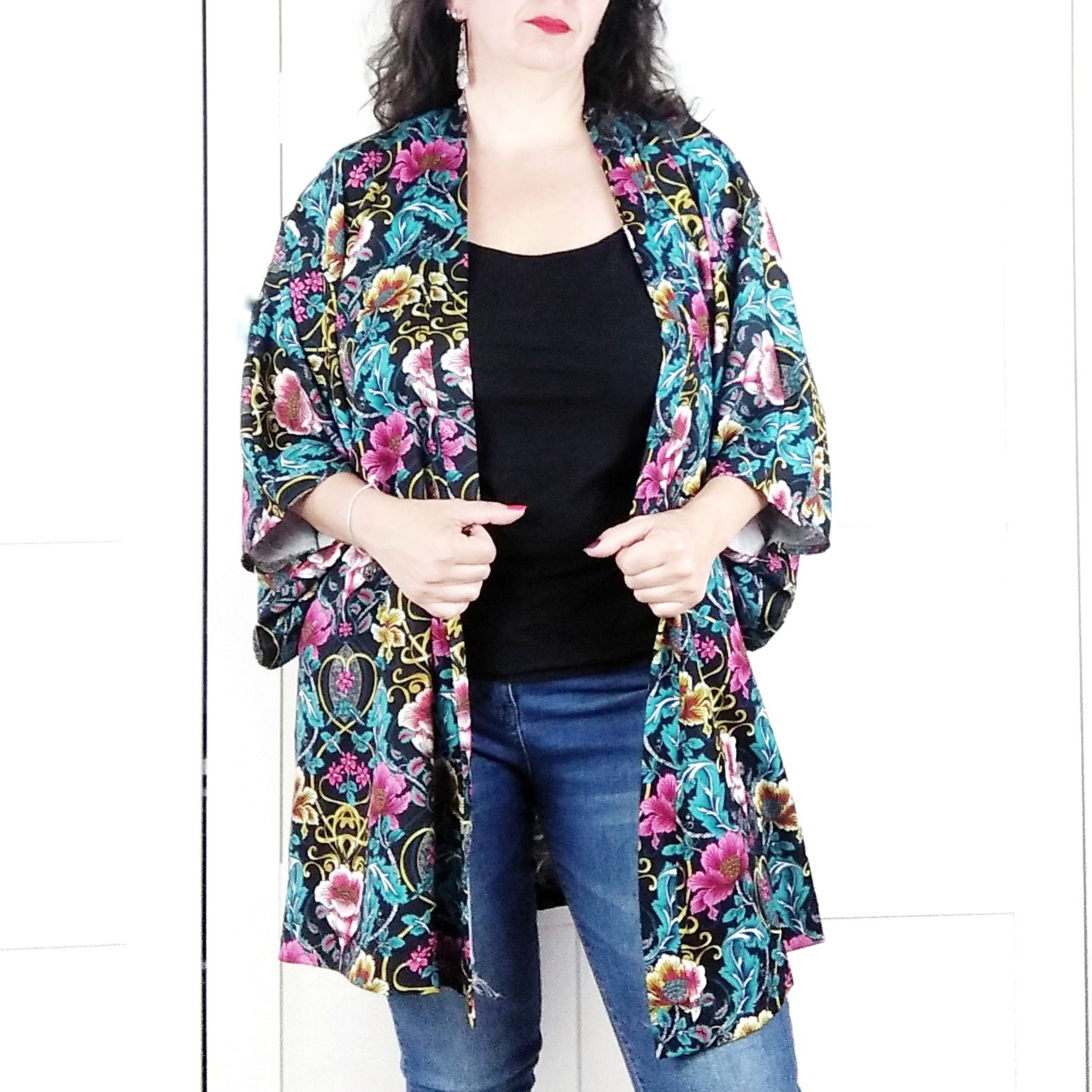 Plus Size Kimono Pattern Women Kimono Pattern Plus Size Sewing Patterns Pdf Plus Size Pattern Kimono Patterns Digital Sew Pattern Etsy