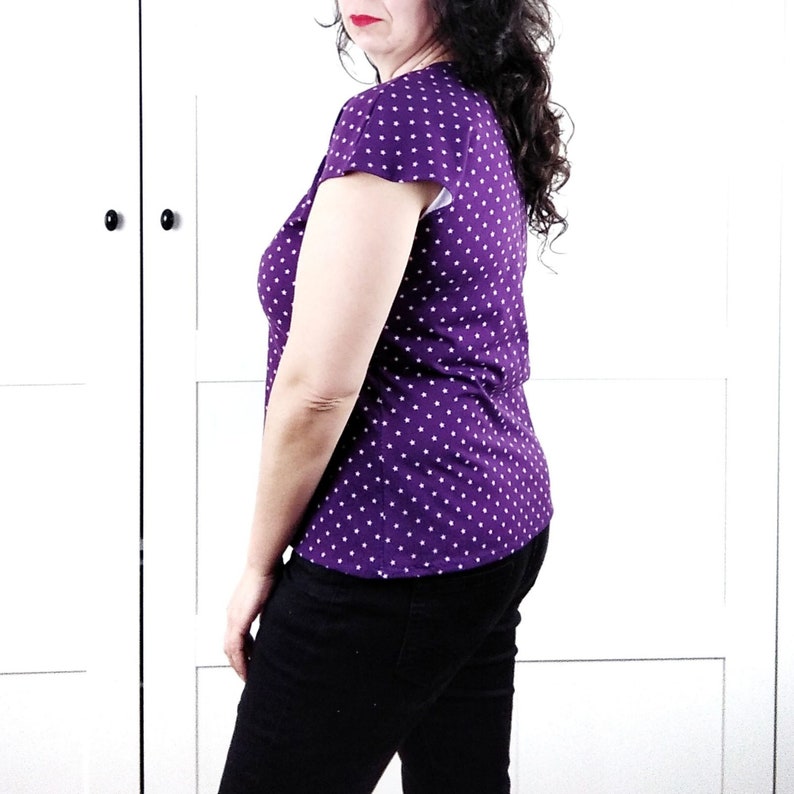 Plus Size T shirt Pattern T shirt Sewing Pattern Womens T shirt