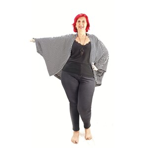 Cocoon Cardigan Sewing Pattern, Cocoon Coat Pattern, Plus Size Pattern, PDF Pattern, Cocoon Jacket, Instant Downloads, Digital Pattern PDF image 2