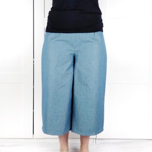 Pants Sewing Pattern Culottes Plus Size Pattern Plus Size - Etsy