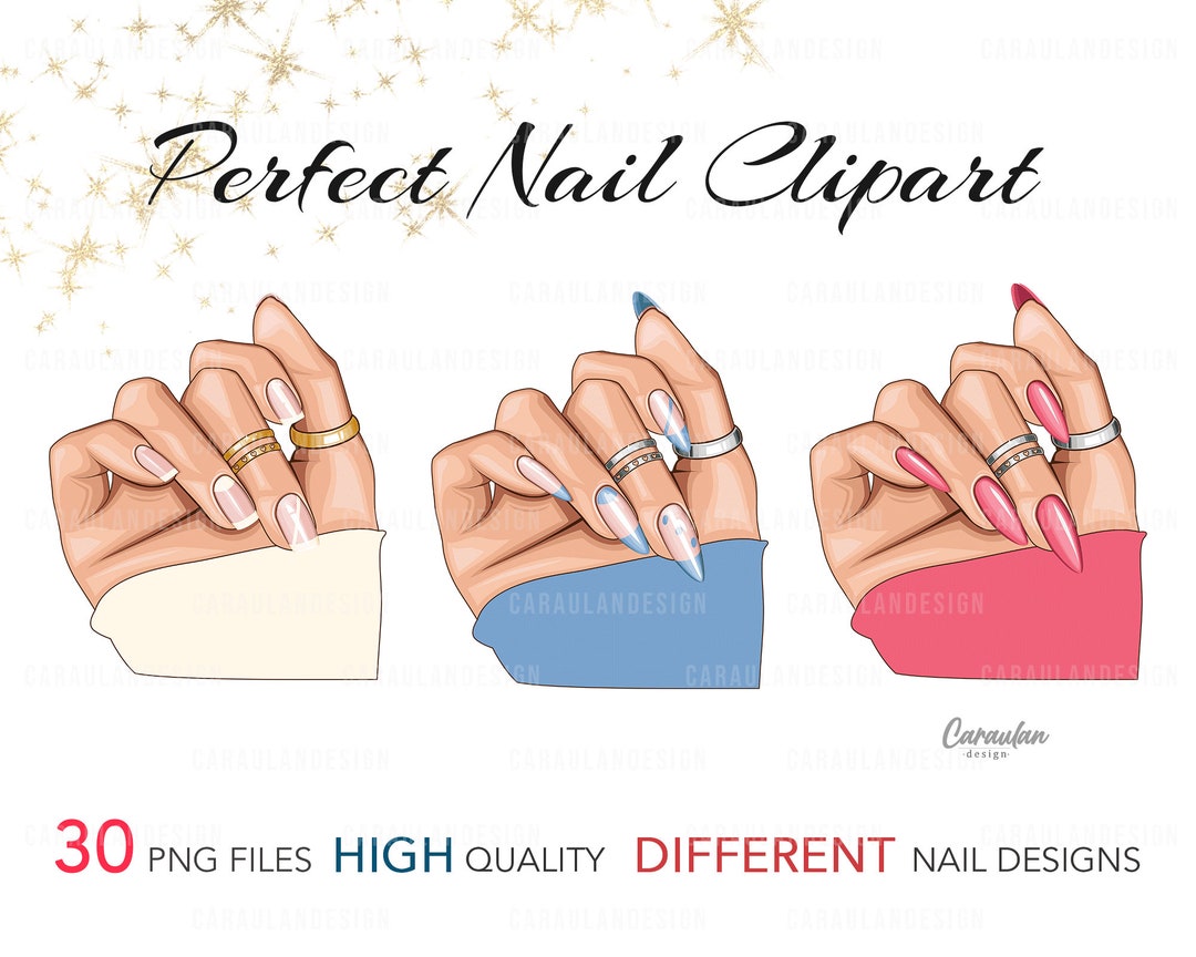 Nails Clipart Nail Tech Logo Nail Salon Clipart Nail Hand Etsy 450-nail-salon-names-that-are-good-cute-and-best