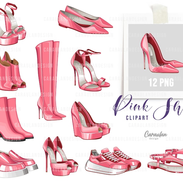 Women Shoes Clipart, Fashion clipart, Clipart with legs, Fashion sandals clipart, Female Snickers, Planner stickers Girl Boss Clipart