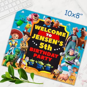 Toy Boy Birthday Welcome sign, Girl Birthday Welcome sign, Party sign, Printable