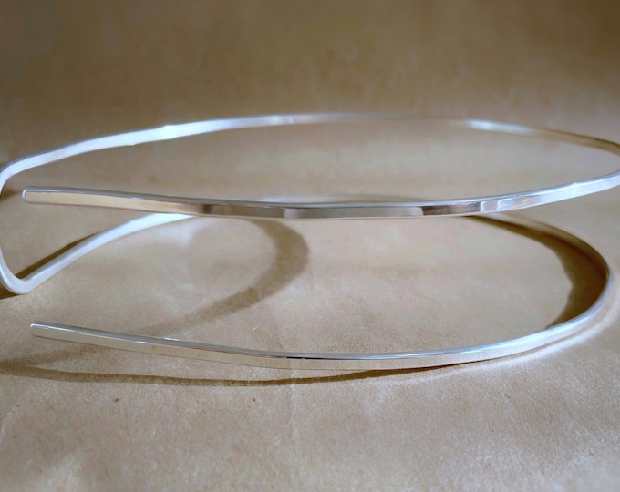 Sleek Double Headband in Sterling Silver