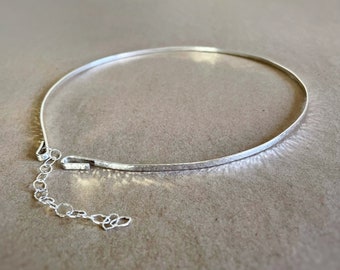 Minimalist Circlet in Sterling Silver