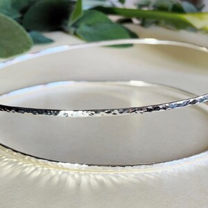 ブライダル、プロム、結婚式に最適な、エレガントな調節可能なスターリングシルバーのヘッドバンド