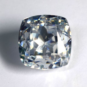 132.45 Ct Natural White Sapphire Cushion Shape Certified Loose Gemstone, Best Jewelry Making Stone, Best Sale Going on.