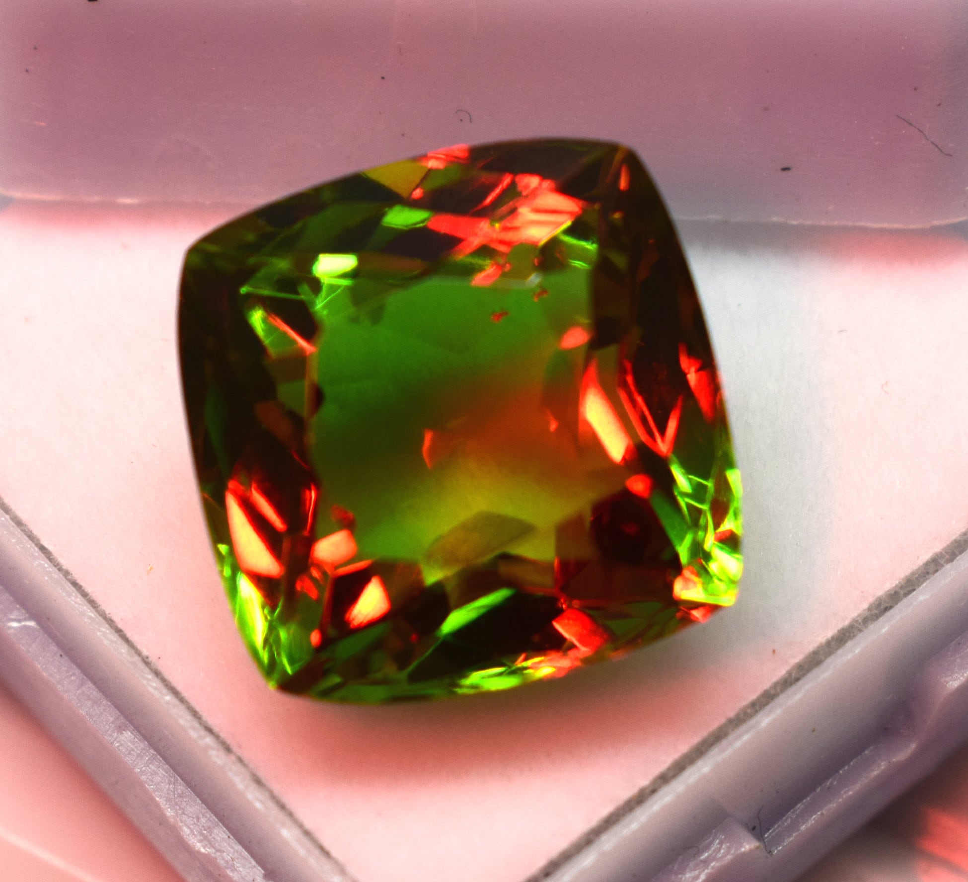 Zultanite 13.55 Ct Natural Zultanite Stone Cushion Cut Faceted Etsy