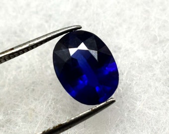 5 Ct Natural Tanzanite Oval Shape Certified Loose Gemstone from Tanzania Genuine Quality Best Christmas Sale Going On !