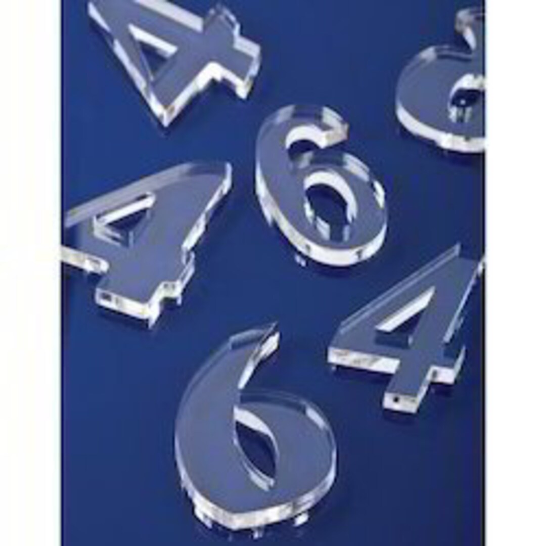 ACRYLIC NUMBERS - Etsy