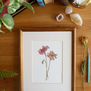 Icelandic Poppies // 5x7 / 8x10 Art Print // Floral Art, Flower Lover Home Decor, Poppy Art Print, Gift for Girls, Flowers