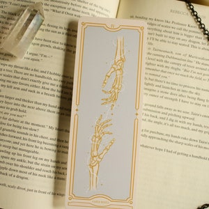 Fated Mates Bookmark: Tarot Skeletal Hands, Book Lover Gift