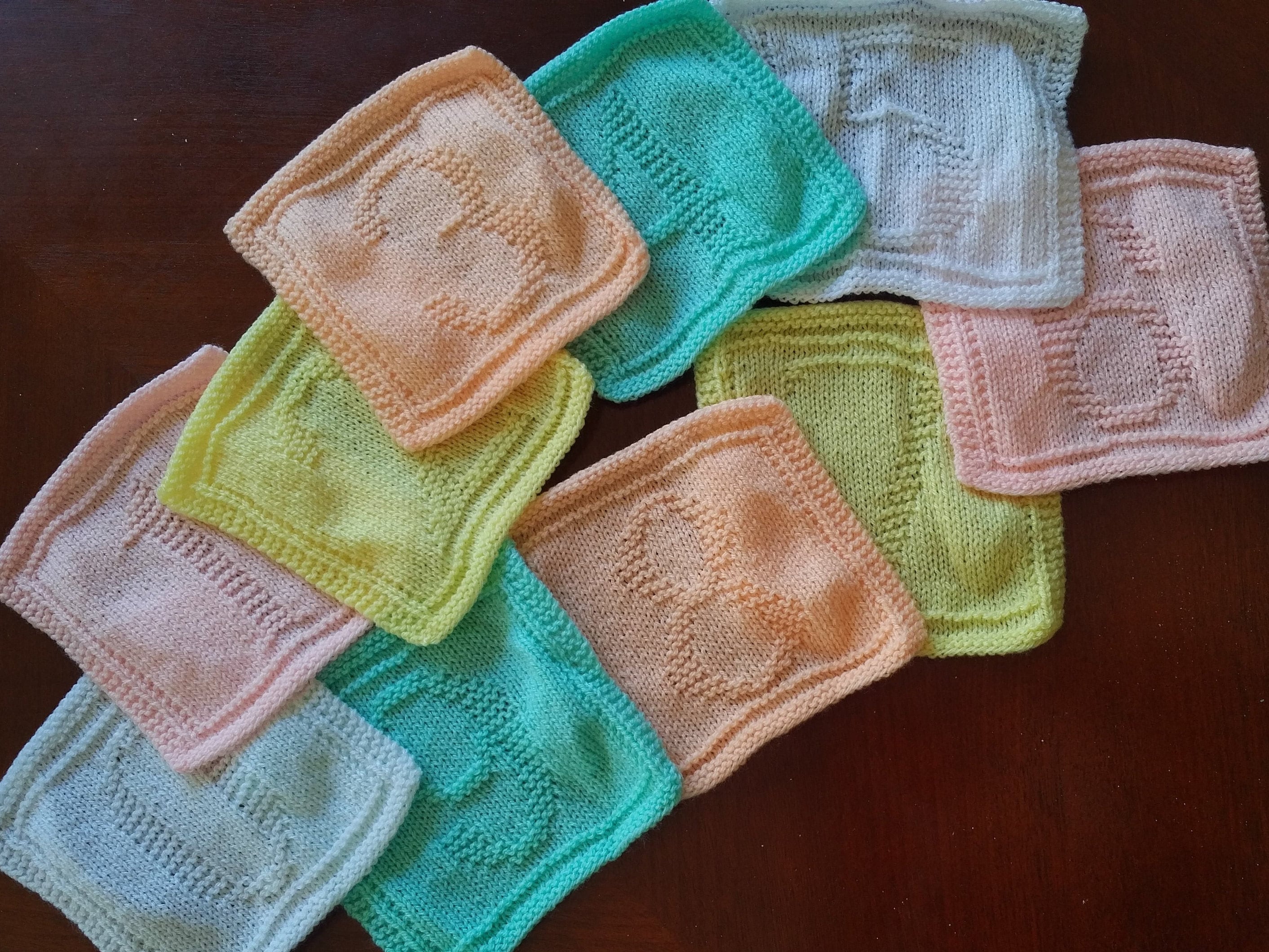 Number Baby Block Blanket Square Knitting Patterns Etsy Canada